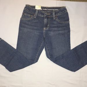 NWT LL Bean Girls Denim Jeans